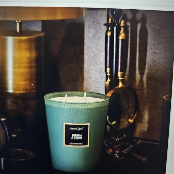 NIB Homelights Highly Scented Soy Candle 3 Cotton Wicks 5x6 Big 33.3 Oz Bundle - Picture 5 of 11